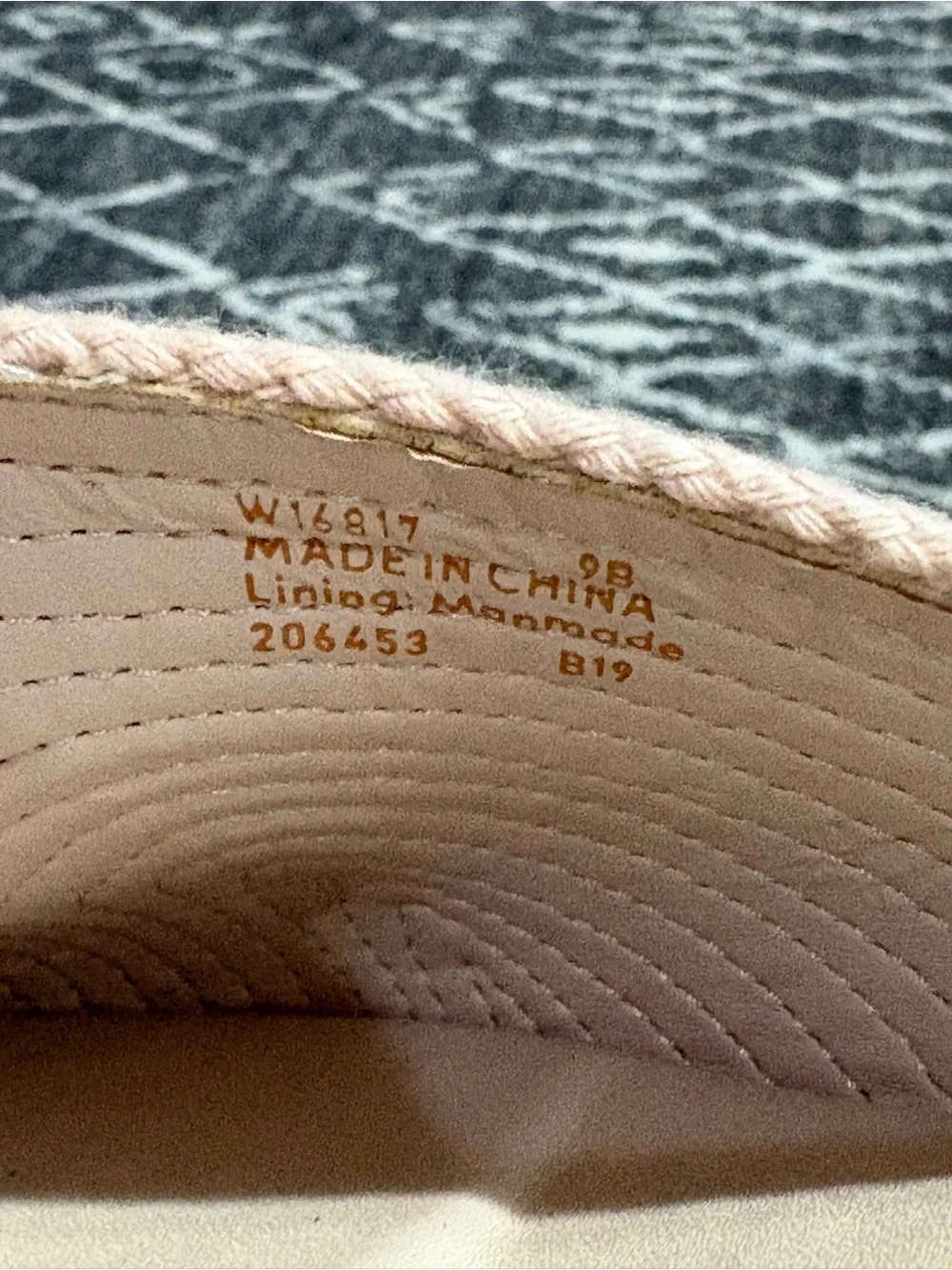 Cole Haan Womens Slide Sandals - Size 9B - Blush Pink Woven - Like New